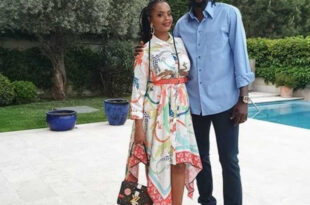 Emmanuel Adebayor and Dillish Mattews unfollow and delete each other's photos on Instagram as the footballer shows off a new woman