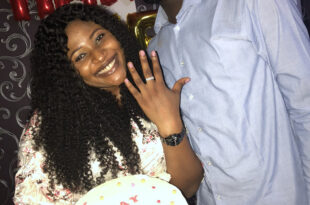 Nigerian couple are engaged after meeting on Twitter 2 years ago