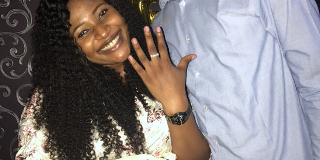 Nigerian couple are engaged after meeting on Twitter 2 years ago