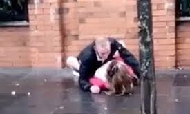 Couple filmed having sex on the street.