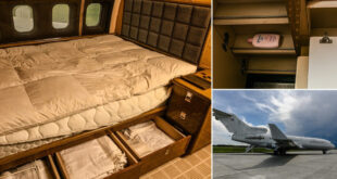 See inside Jeffrey Epstein’s rusting private jet he used in sex trafficking his victims around the world.